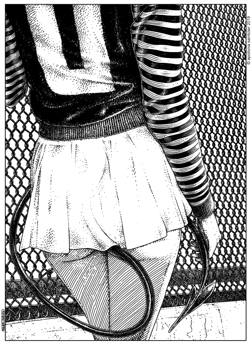 20190316_asc 847_La spectatrice particulière (You'll find me at the edge of the playfield)_©